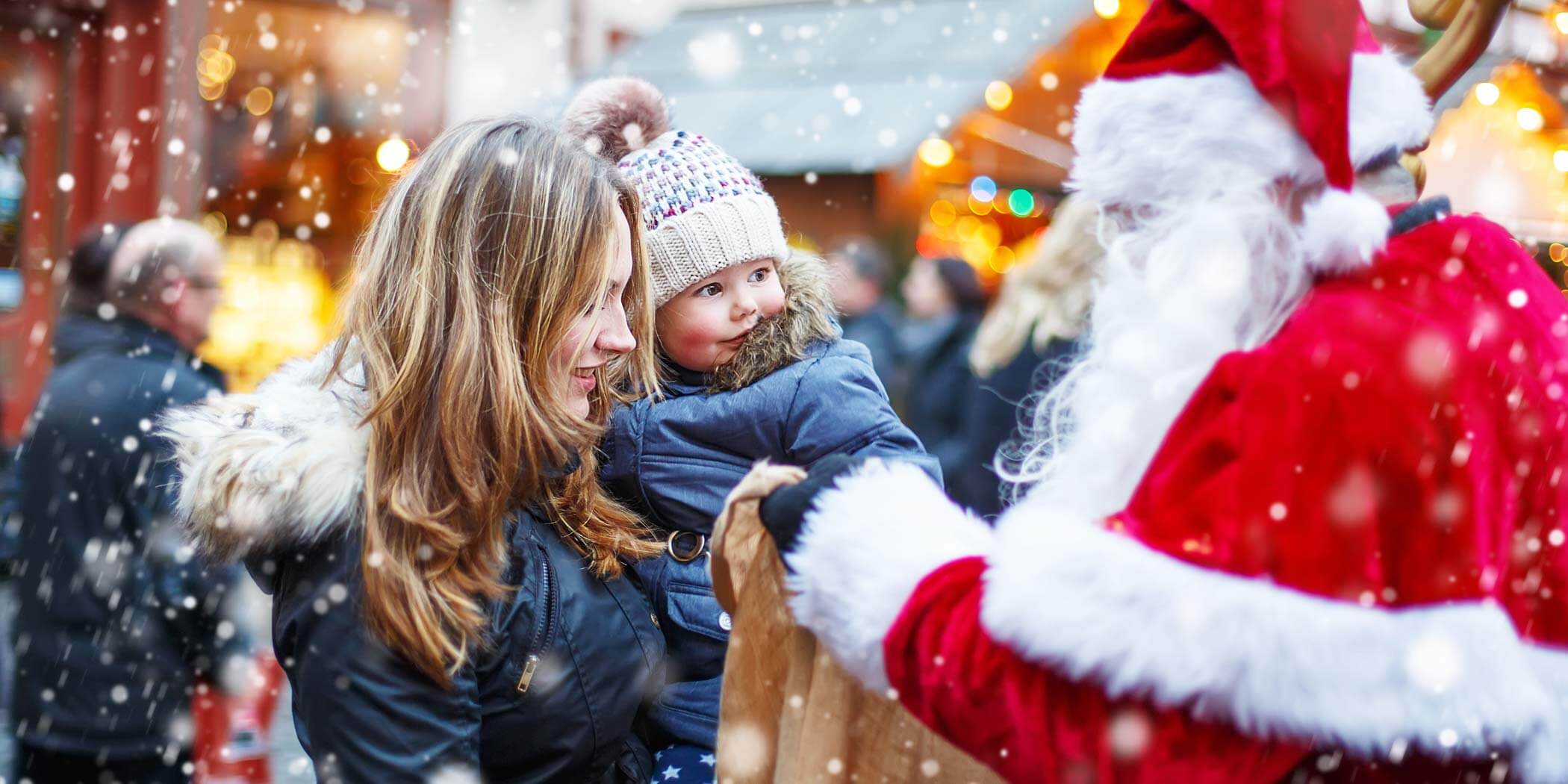San Nicolò al mercatino di Natale in Alto Adige