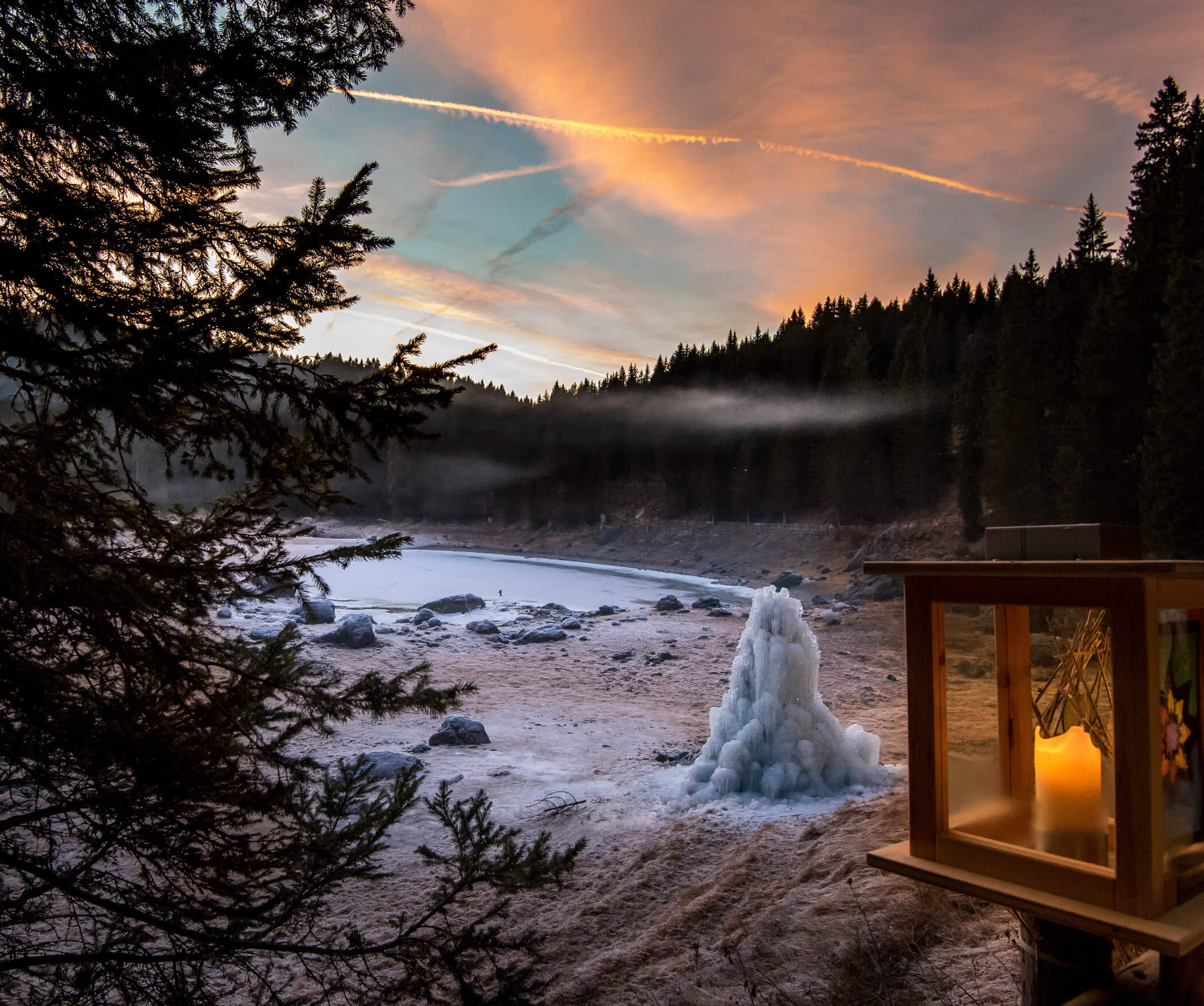 Magia natalizia al Lago di Carezza