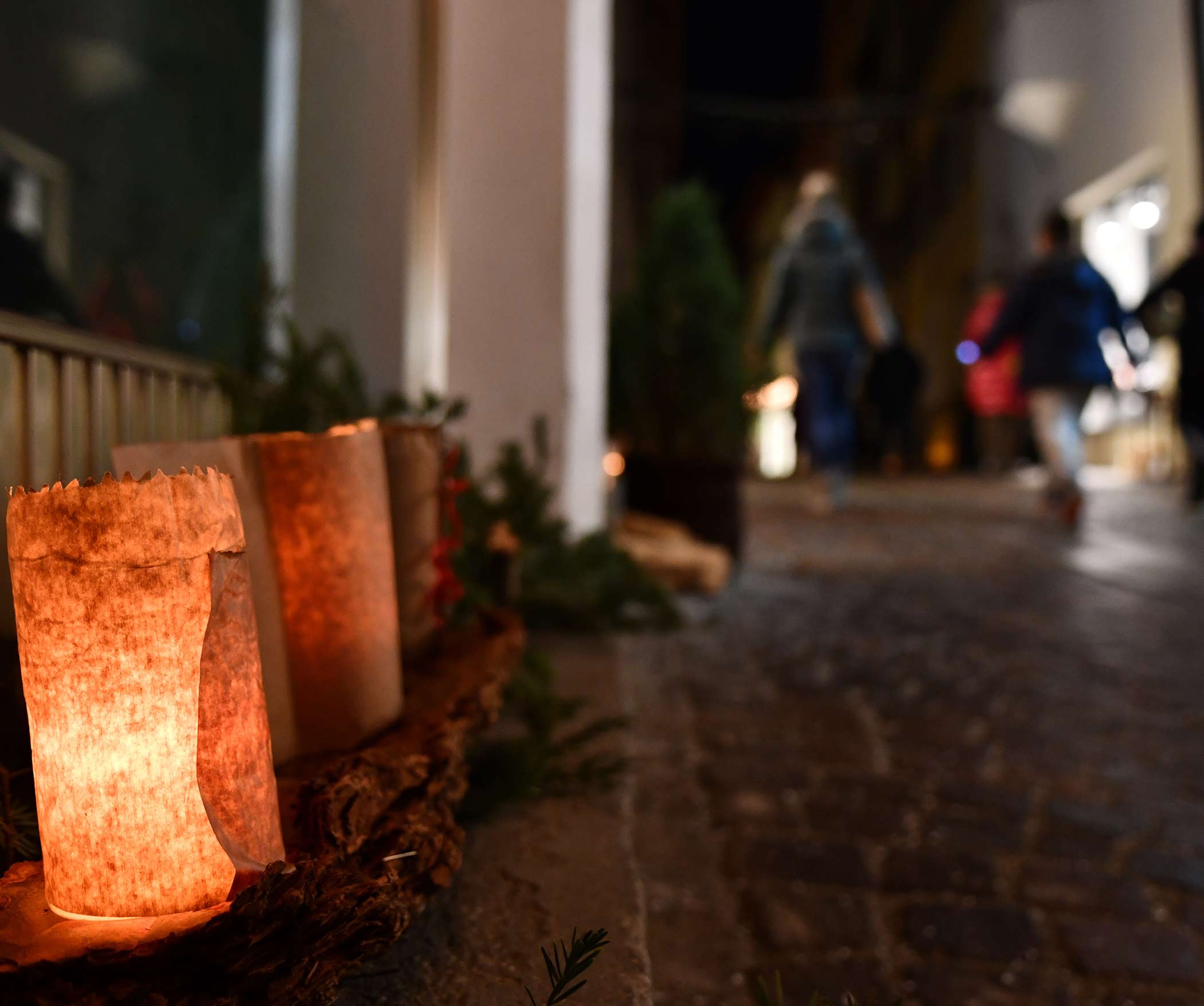Atmosfera serale - Mercatino di Natale di Chiusa
